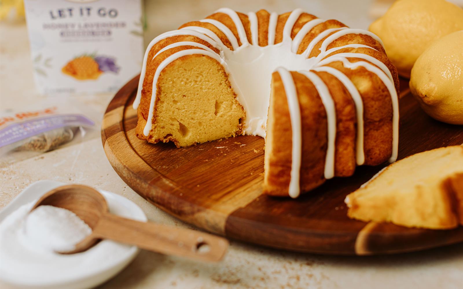 bundt cake, chamomile tea cake
