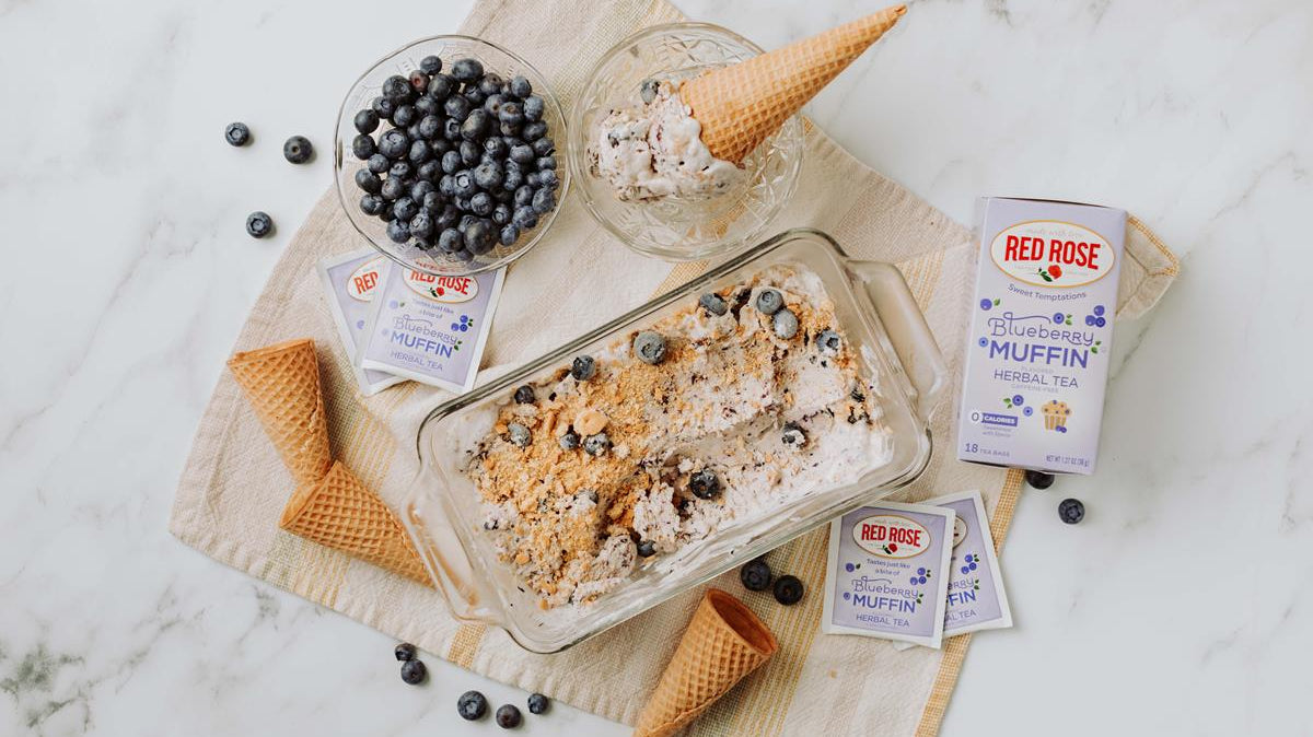 blueberry ice cream, no churn ice cream