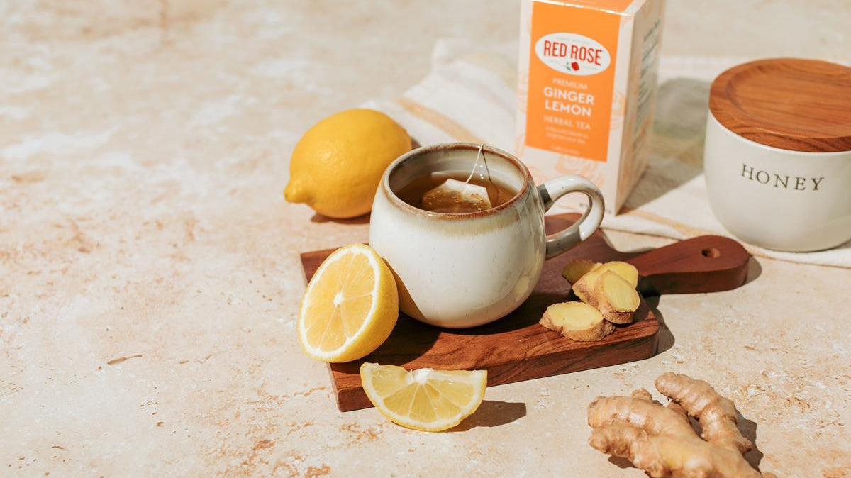 herbal tea, ginger lemon tea, lemon ginger tea