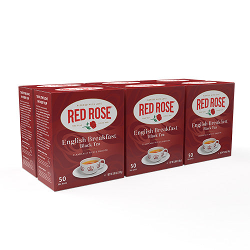 Red Ros English Breakfast Tea Pack of 6