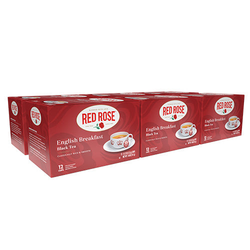 Red Rose English Breakfast Tea Single Serve Cups 6 pack