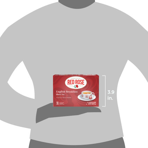 Red Rose English Breakfast Tea Single Serve Cups scale