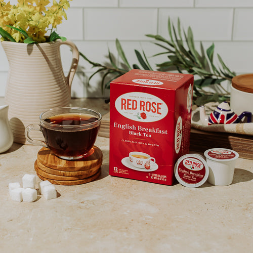Red Rose English Breakfast Tea Single Serve Cups