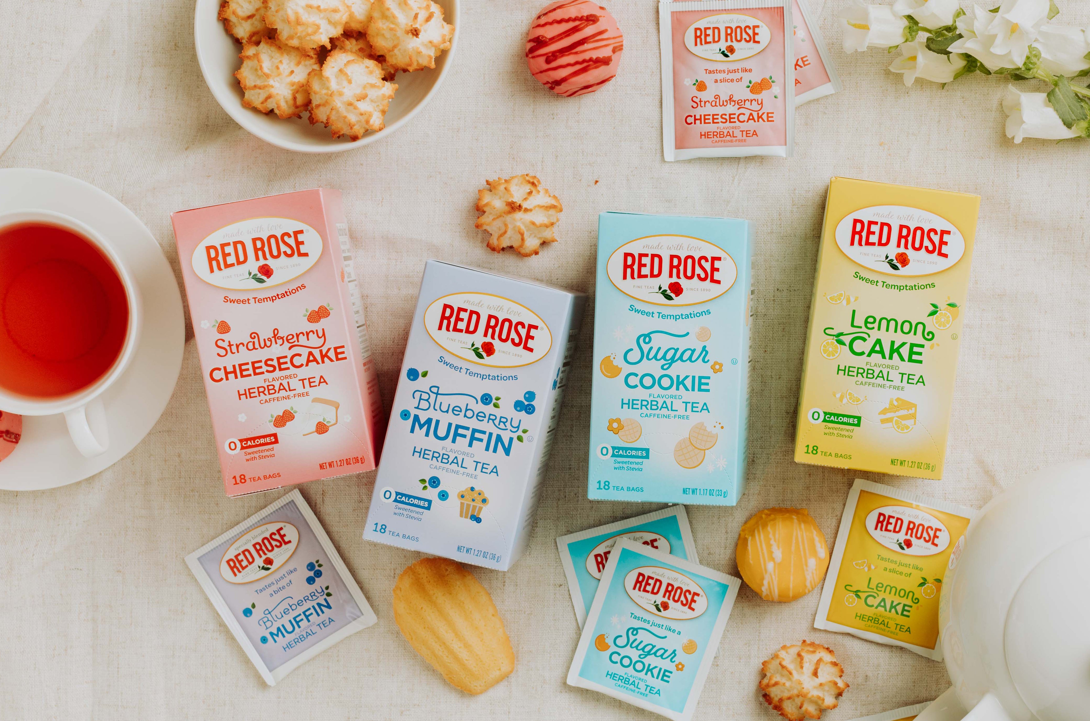 Red Rose Sweet Temptations Herbal Dessert Teas