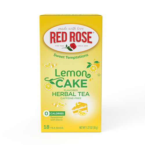 Red Rose Lemon Cake Tea
