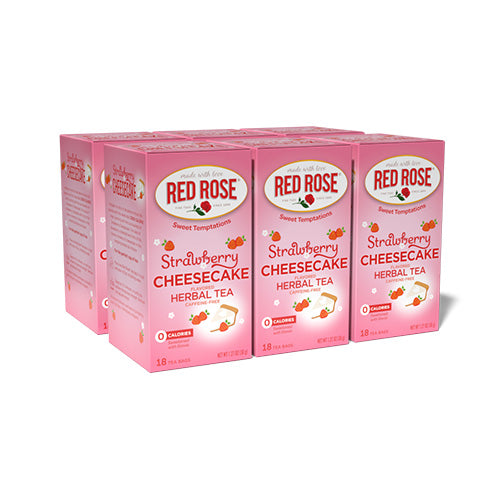 Red Rose Strawberry Cheesecake Tea 6 packs