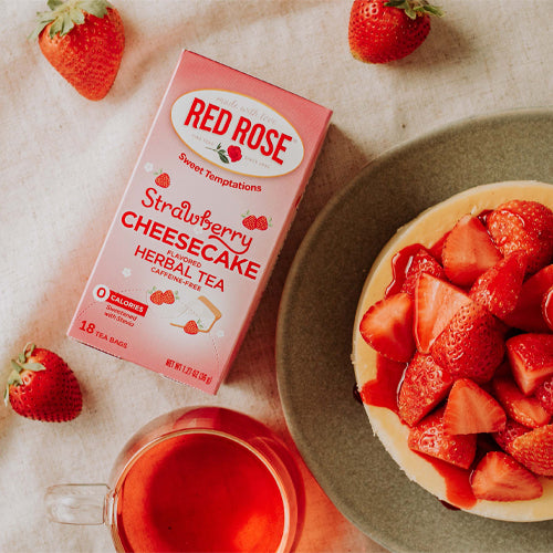 Red Rose Cheese Cake Herbal Tea