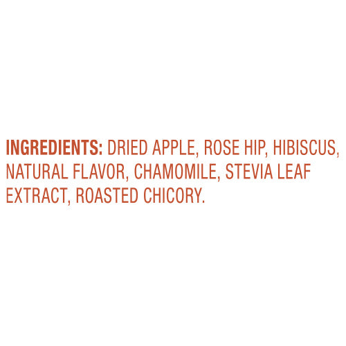 Red Rose Caramel Apple Pie Tea  Ingredient List