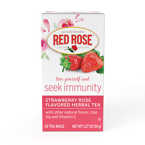 Strawberry Rose Flavored Herbal Tea