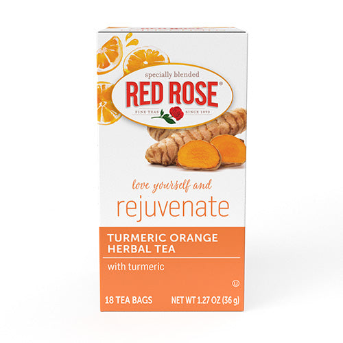 Red Rose Turmeric Orange Tea