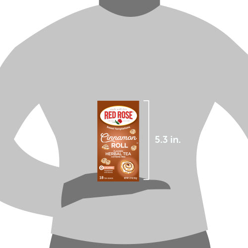 Red Rose Sweet Temptations Cinnamon Roll size