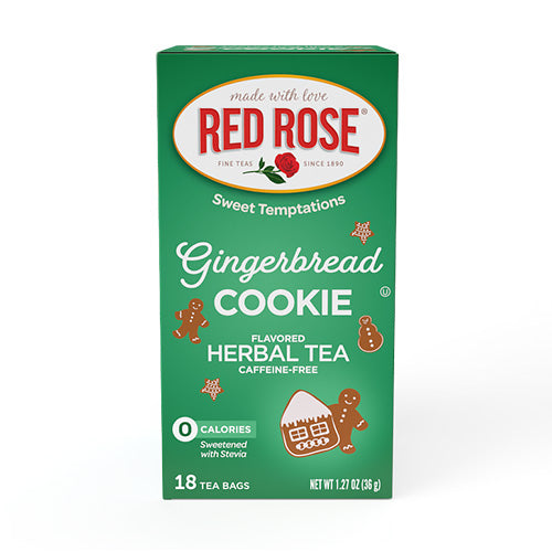 Red Rose Gingerbread Cookie Tea