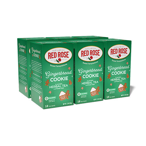 Red Rose Gingerbread Cookie Tea - 6 packs