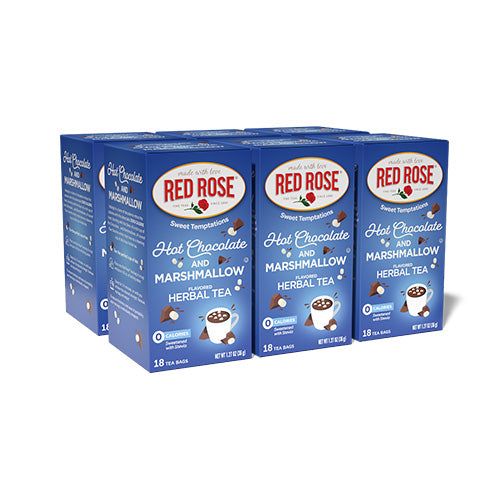 Red Rose Hot Chocolate with Marshmallow Tea - 6 packs