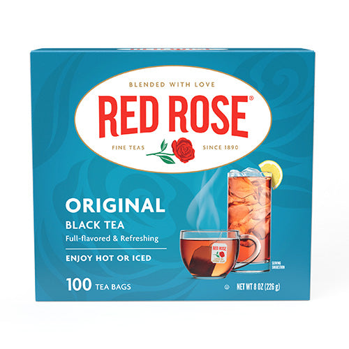 Red Rose Original Black Tea - 100ct Black Tea Bags - Non-Envelope