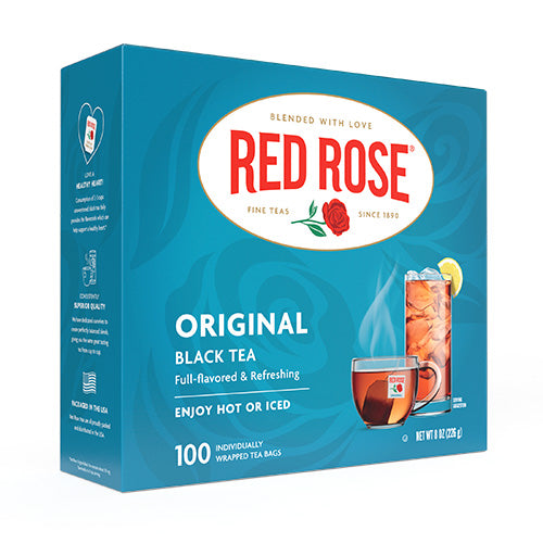 Red Rose Original Black Tea - 100ct Black Tea Bags - Envelope