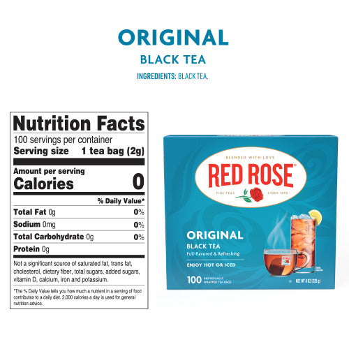 Red Rose Tea Insert Original Blend | Red Rose Tea