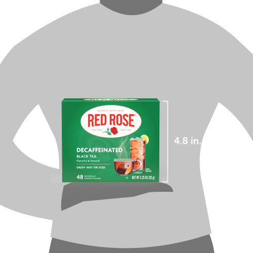 Red Rose Decaf Black Tea - 48ct - 6 pack