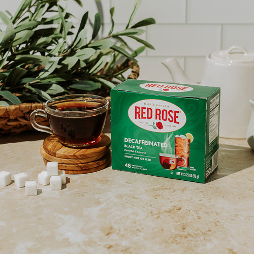 Red Rose Decaf Black Tea - 48ct - 6 pack