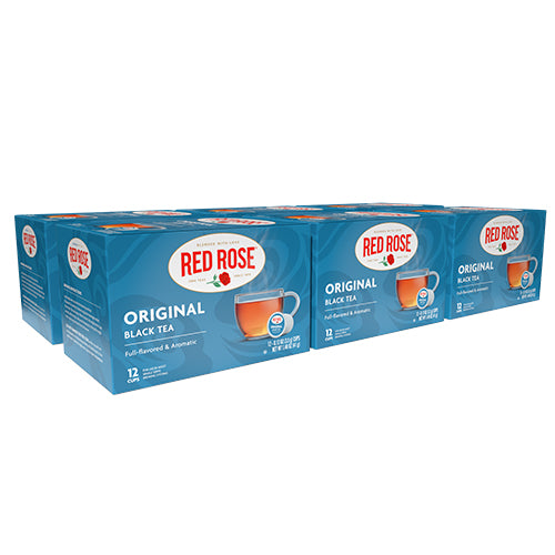 Red Rose Original Black Tea Single Serve Pods Pack of 6