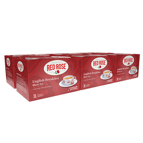 Red Rose English Breakfast Tea Single Serve Cups 6 pack