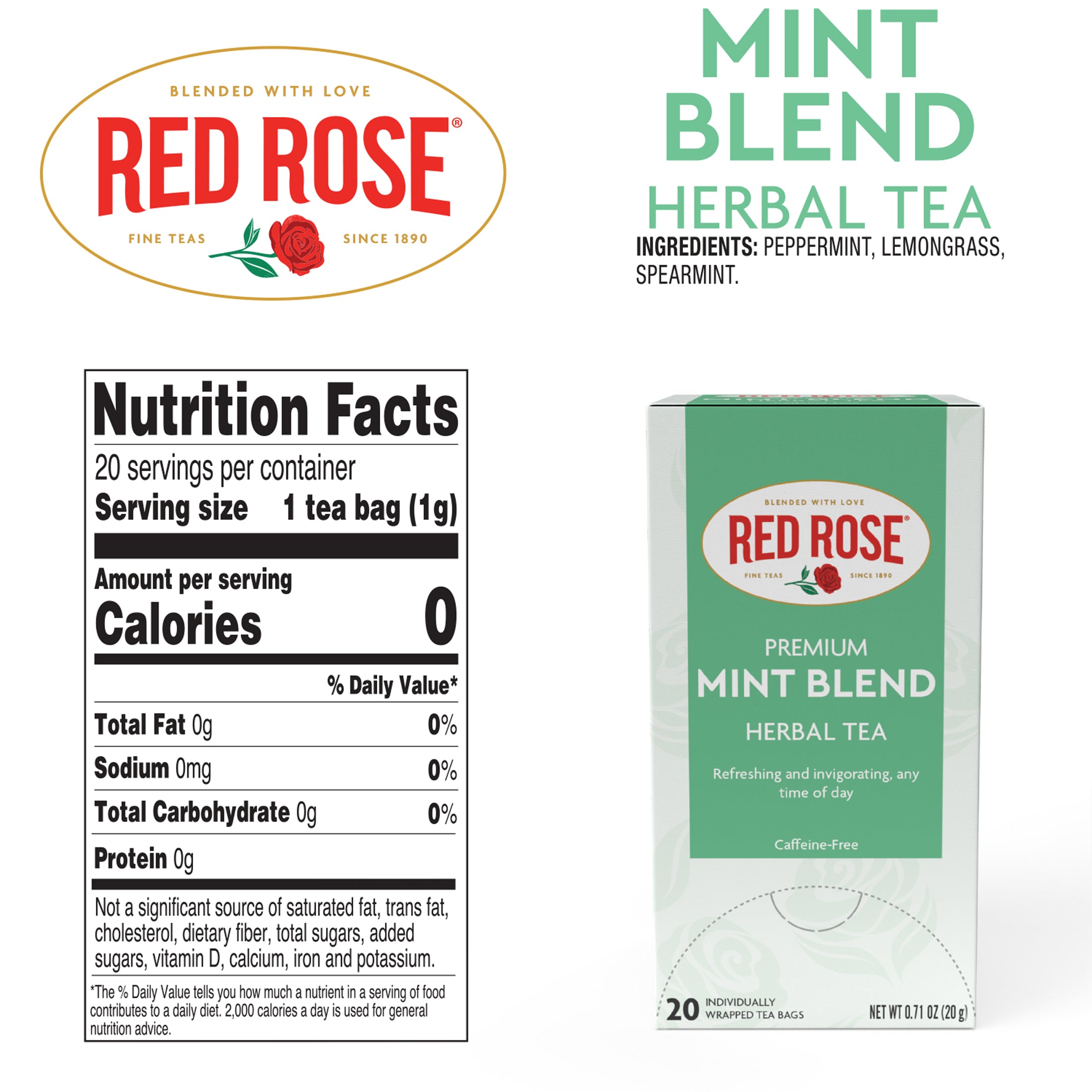 Tree Roses Tea Label Red Rose Tea | Black Tea, Herbals Tea, Iced Tea