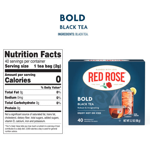 Red Rose Tea | Black Tea, Herbals Tea, Iced Tea