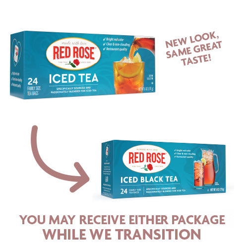 Red Rose Iced Tea: New Look, Same Great Taste