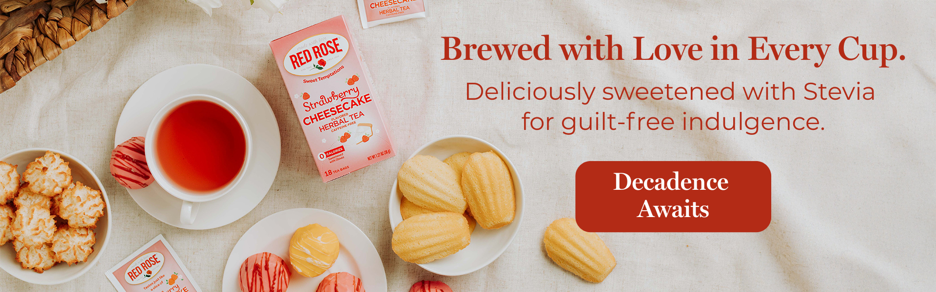 Brewed with love in every cup, deliciously sweetened with Stevia. Decadence awaits with Sweet Temptations!