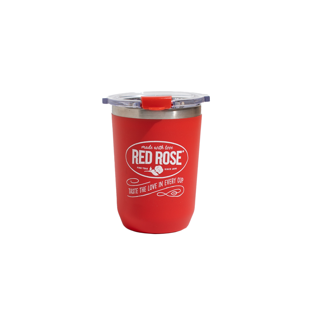 Red Rose Travel Tumbler