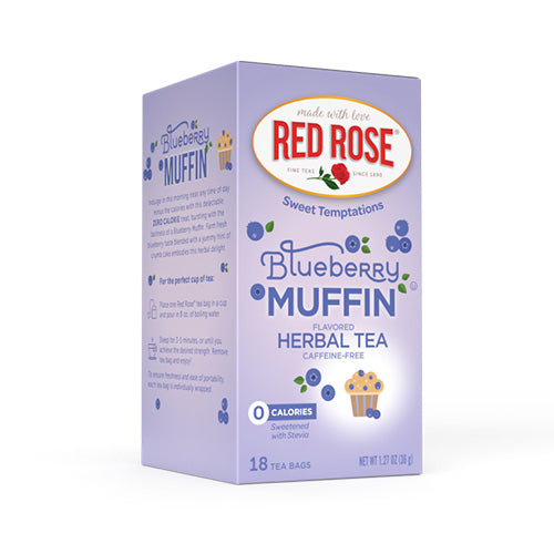 Red Rose Blueberry Muffin Tea | 18 Tea Bags | Red Rose Tea