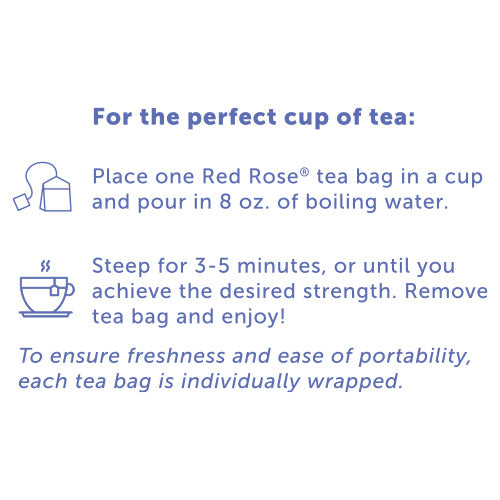 Red Rose Blueberry Muffin Tea Directions to Use