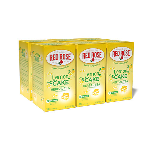 Red Rose Lemon Cake Tea 6 packs