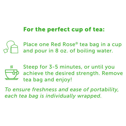 Red Rose Lemon Cake Tea Directions to Use