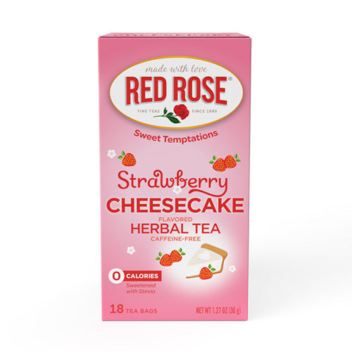 Red Rose Strawberry Cheesecake Tea