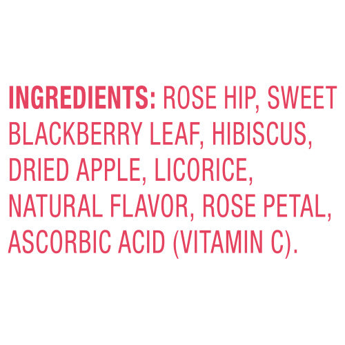 Strawberry Rose Flavored Herbal Tea Ingredients