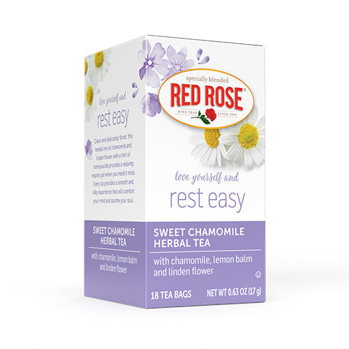 Red Rose Sweet Chamomile Herbal Tea