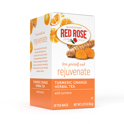 Red Rose Turmeric Orange Tea