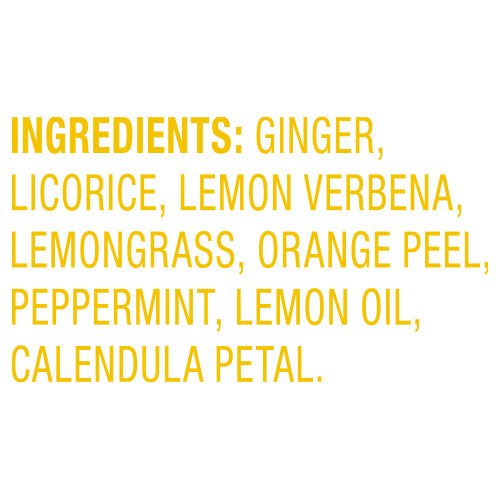 Red Rose Ginger Lemon Herbal Tea Ingredient  List