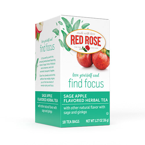 Red Rose Sage Apple Tea
