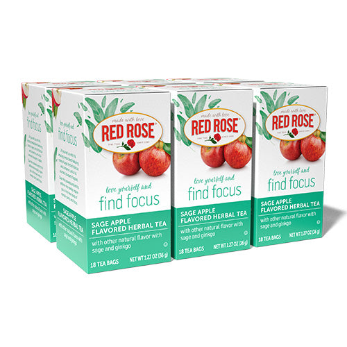 Red Rose Sage Apple Tea 6 packs