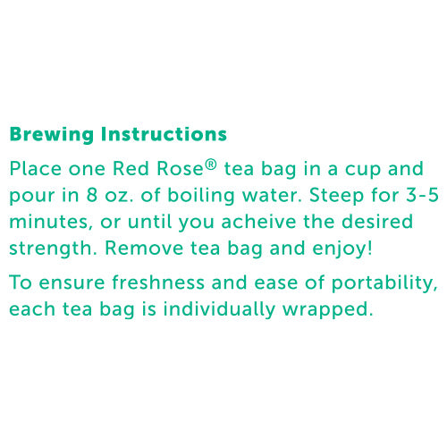 Red Rose Sage Apple Tea Directions to Use