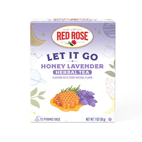 Red Rose "Let It Go" Honey Lavender Herbal Tea