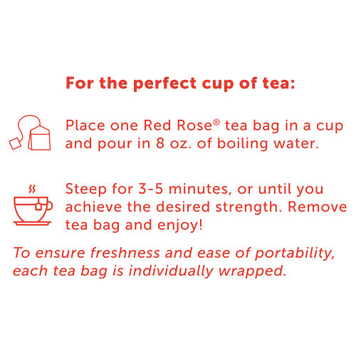 Red Rose Tea | Black Tea, Herbals Tea, Iced Tea