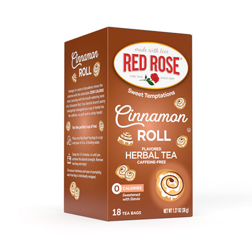 Red Rose Sweet Temptations Cinnamon Roll – Red Rose Tea