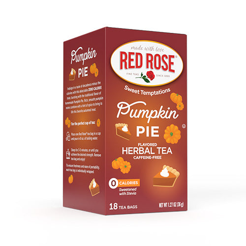 Red Rose Sweet Temptations Sugar Free Pumpkin Pie Tea