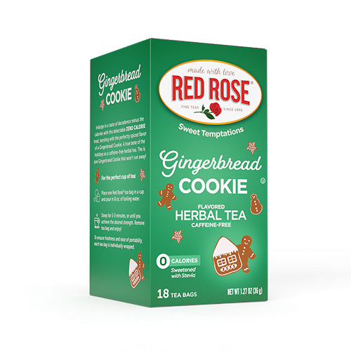 Red Rose Gingerbread Cookie Tea - 18ct – Red Rose Tea