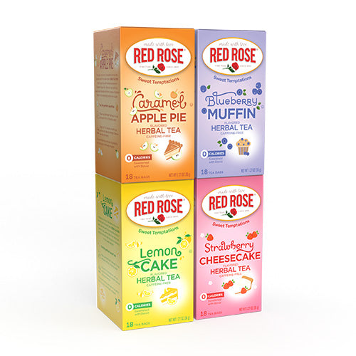 Red Rose Sweet Temptations Bundle | 72 Tea Bags | Red Rose Tea